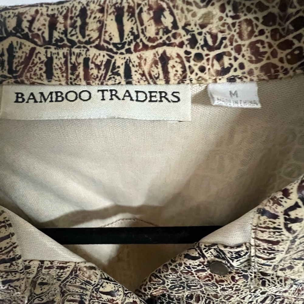 Bamboo Traders Crocodile Pattern Jacket - Brown - image 3